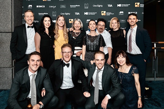 Malcolm Gillies announced as the recipient of the Greenwood Roche Supreme Excellence Award, at Wellington Property Peoples Awards